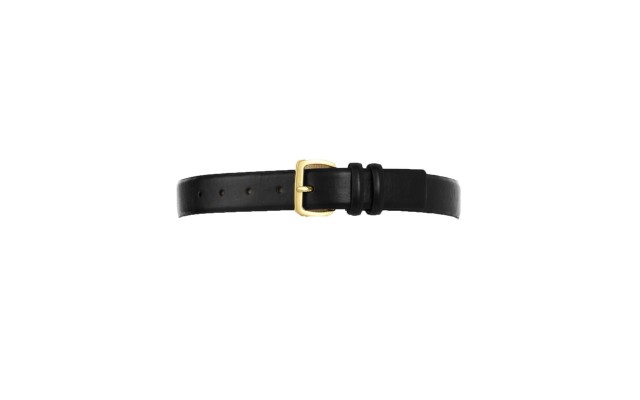 Style Co. Double Keeper Belt (Black, Large)