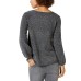 Style & Co Floral Jacquard Sweater (Dark Grey, M)
