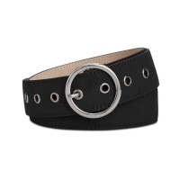 Style & Co Grommet Belt (Black, S)
