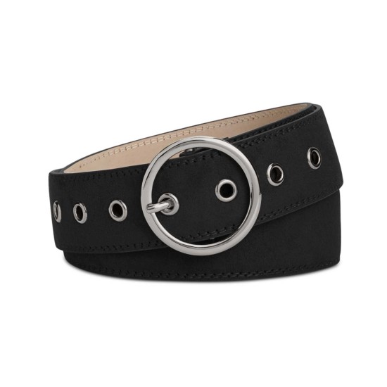 Style & Co Grommet Belt (Black, S)