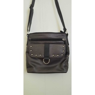 Style Co Maryyta Crossbody Pewter Black