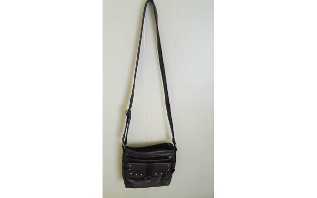 Style Co Maryyta Crossbody Pewter Black