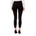 Style & Co Petite Seamed Ponté-Knit Skinny Pants (Deep Black, PM)
