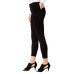 Style & Co Petite Seamed Ponté-Knit Skinny Pants (Deep Black, PM)