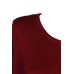 Style & Co Plus Ruffled-Sleeve Sweater (Dark Red, 1X)
