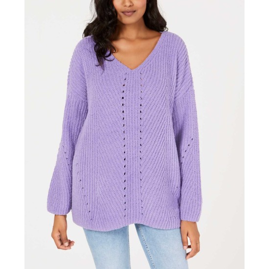 Style & Co. Women's Cozy Chenille V-Neck Sweaters