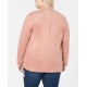 Style & Co Women’s Faux-Suede Draped-Front Jacket