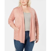 Style & Co Women’s Faux-Suede Draped-Front Jacket