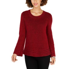 Style & Co. Women’s Flare-Sleeve Contrast-Border Sweaters