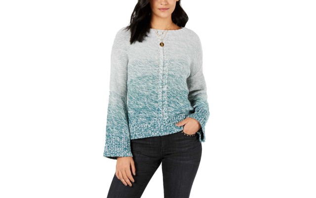 Style & Co. Women's Gradient Front-Braid Sweaters