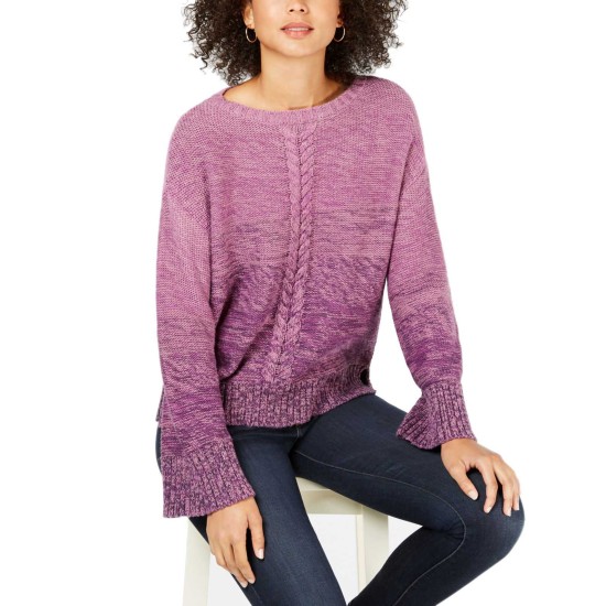 Style & Co. Women's Gradient Front-Braid Sweaters