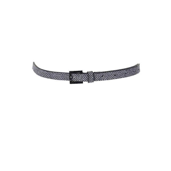 Style & Co Women's Herringbone 2-for-1 Skinny Belts