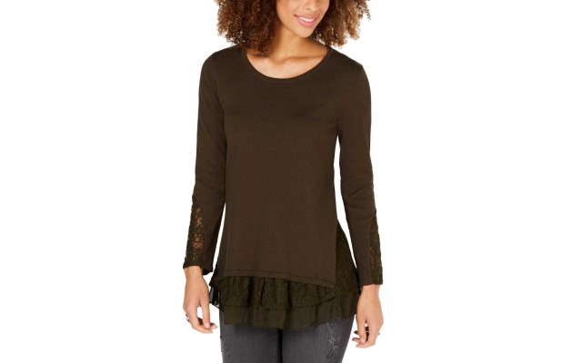 Style & Co. Women's Lace-Trim Sweaters