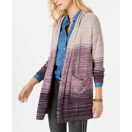 Style & Co. Women's Marled-Knit Hooded Cardigans