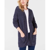 Style Co Women's Marled Open-Front Cardigan
