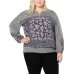 Style & Co Women’s Plus Size Paisley-Print Peasant Blouse Shirt Tops