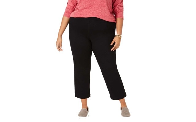 Style & Co Women's Plus Size Pull-On Cropped Pants