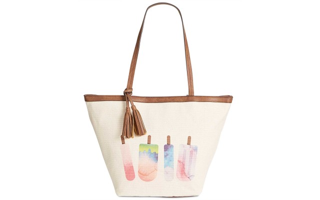 Style & Co. Women's Printed Canvas Tote Handbags