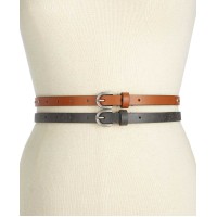 Style&co Women’s Rhinestone & Stud 2-for-1 Skinny Belts