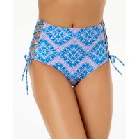 Sundazed Strappy High-Waist Bottoms Women Swimsuit (Stella Printed, XS)