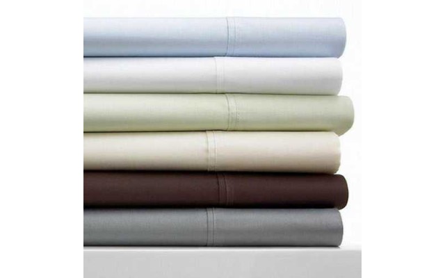 Sunham Bradford Collection 420T Ivory Queen Sheet Set