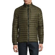 Superdry Core Down Quilted Jacket (Beige/Haki, Medium)