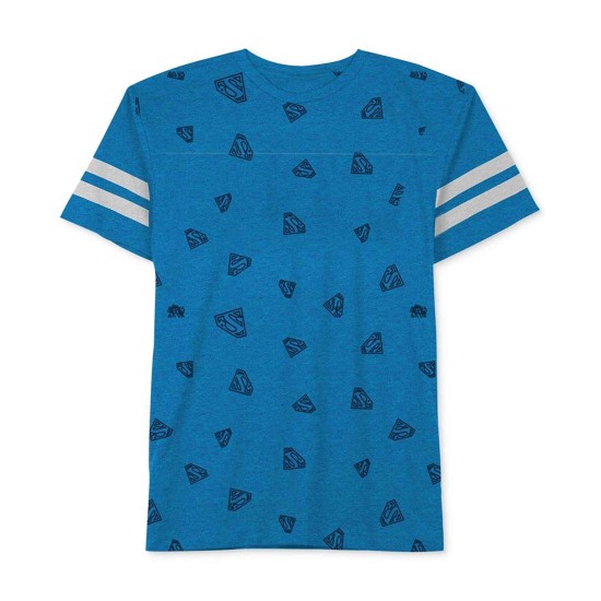  Graphic-Print T-Shirt, Big Boys (Blue, S)