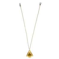 Supreme Necklace In Gold And Mother Of Pearls Center
