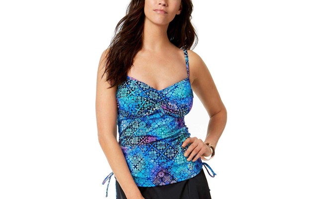  Women's Craft Fair Underwire Tankini Top Swimsuit
