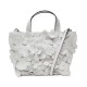  Greta Leather Handbag Crossbody (White)