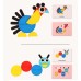 Tangram Wooden Jigsaw Puzzles for Little Kids & Babies, Cartoon Puzzle Set, Cognitive Development Toys for Kids, Baby Einstein Games, Montessori Wooden Educational Game for 2+, Imagination Games
