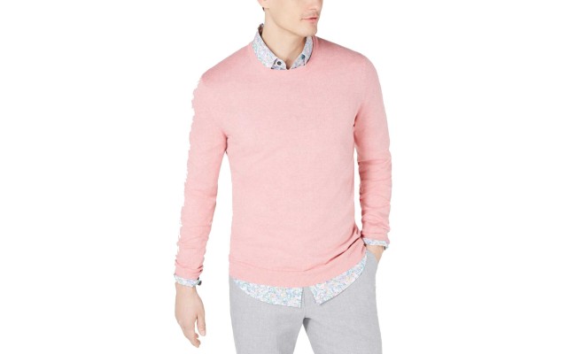  Mens Crewneck Long Sleeve Sweater