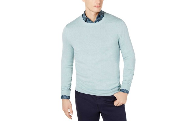  Mens Crewneck Long Sleeve Sweater