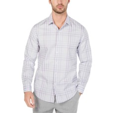 Tasso Elba Men’s Giloumo Sateen Plaid Dress Shirts