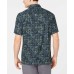  Men’s Leaf Grid Silk Shirts