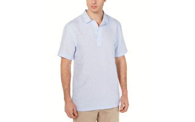  Men’s Linen Stratta Shirt (Billowing Cloud, S)