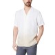  Men’s Ombré Camp Collar Linen Shirts