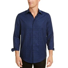 Tasso Elba Men’s Stretch Medallion-Print Shirts