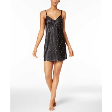 Thalia Sodi Metallic-Dot Lace-Trim Chemise S