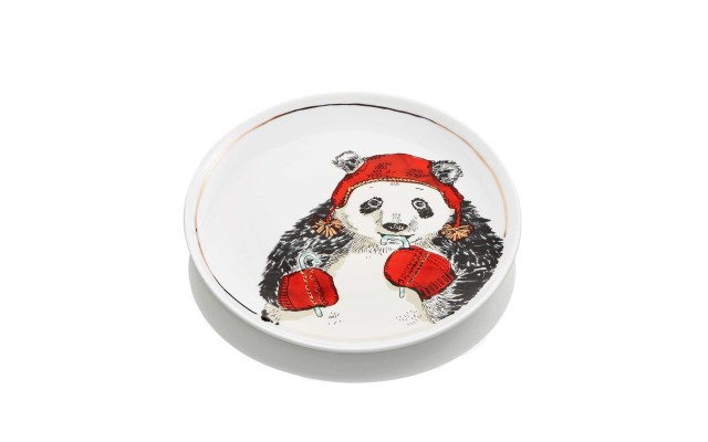  Panda Salad Plate 9″X9″