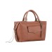  Sierra Leather Satchels, Pastel Brown