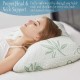  Shredded Memory Foam Adjustable Pillow with Hypoallergenic, Antibacterial and Antimicrobial Removable/Washable Bamboo Rayon Zipper Cover (King Size, Queen Size)