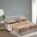the Season Essentials Wrinkle Free Sheet Sets with Deep Pockets & Stain Resistant, 1800 Thread Count Bamboo Based