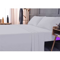 the Season Essentials Wrinkle Free Sheet Sets with Deep Pockets & Stain Resistant, 1800 Thread Count Bamboo Based