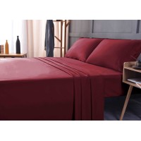 the Season Essentials Wrinkle Free Sheet Sets with Deep Pockets & Stain Resistant, 1800 Thread Count Bamboo Based
