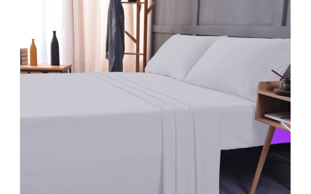 the Season Essentials Wrinkle Free Sheet Sets with Deep Pockets & Stain Resistant, 1800 Thread Count Bamboo Based