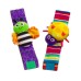  4pcs Infant Baby Wrist Rattles and Foot Socks Developmental Toys
