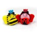  4pcs Infant Baby Wrist Rattles and Foot Socks Developmental Toys