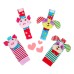  4pcs Infant Baby Wrist Rattles and Foot Socks Developmental Toys