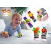  4pcs Infant Baby Wrist Rattles and Foot Socks Developmental Toys